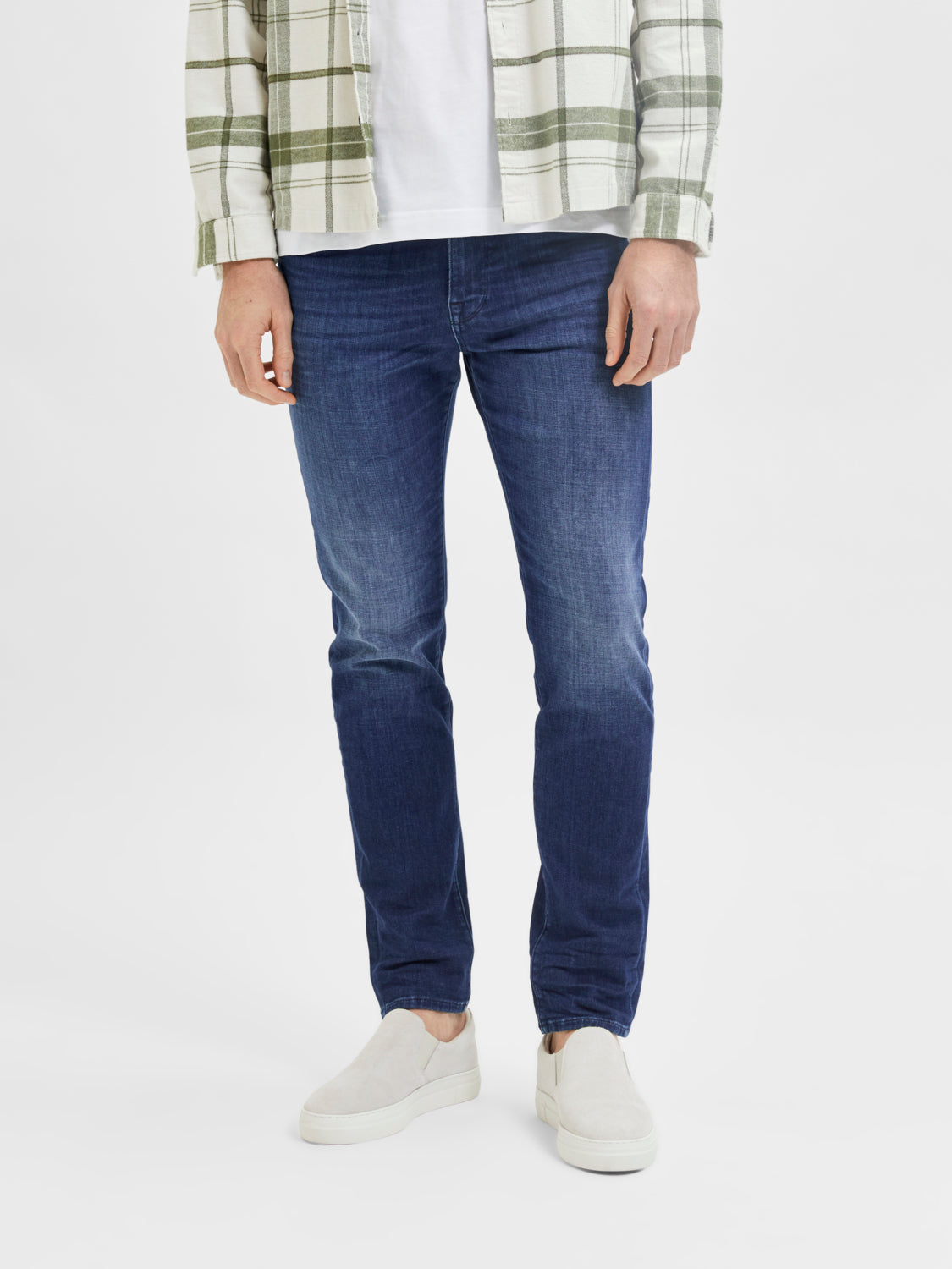 SLHSLIM-LEON Jeans - Medium Blue Denim